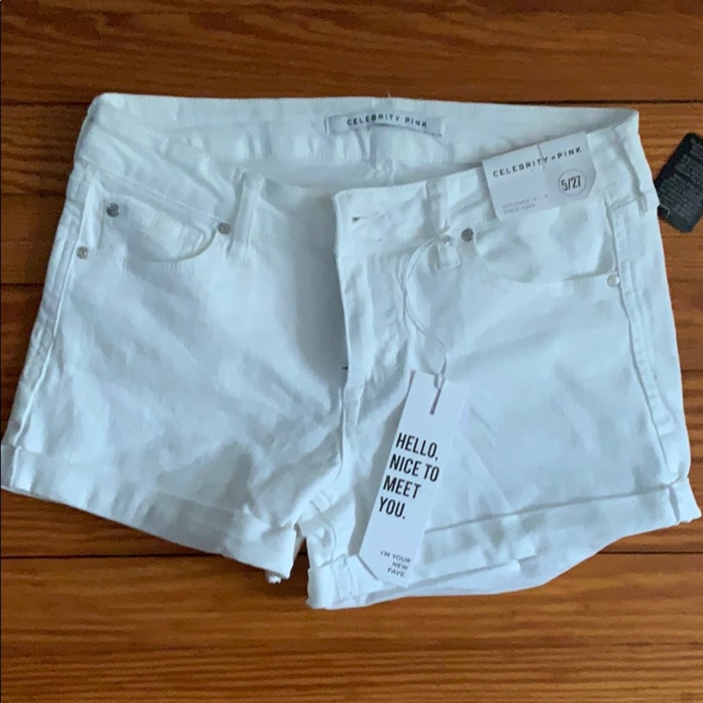 White shorts